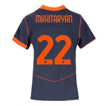 Billige Fotballdrakt Inter Milan Henrikh Mkhitaryan #22 Replika Tredjedrakt Dame 2025-26 Kortermet